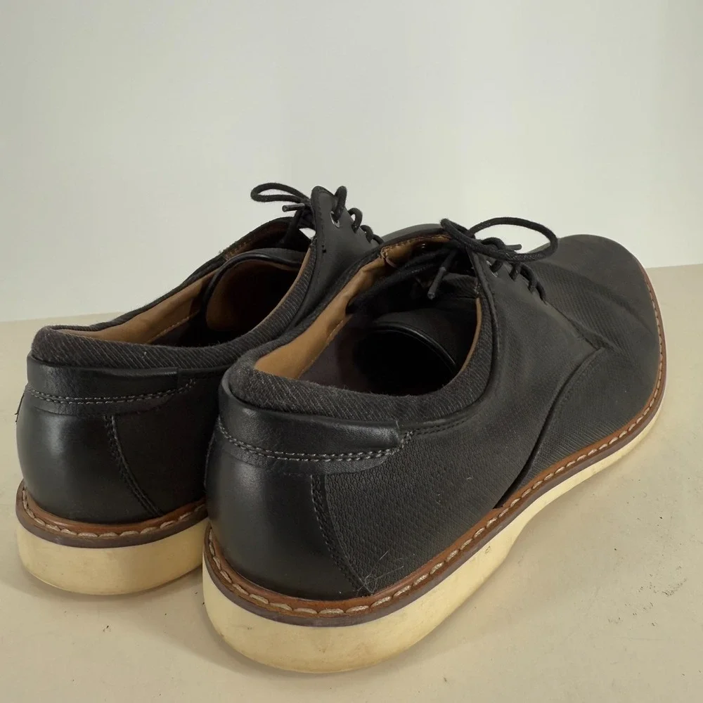 BP. Brand‎ Black Low Top Lace-Up Cushioned Plain Toe Derby Dress Shoes